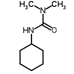 structure of CAS# 31468-12-9, 3-Cyclohexyl-1,1-Dimethylurea;1-cyclohexyl-3,3-dimethylurea