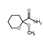 CAS#: 31518-20-4， 2-Methoxytetrahydro-2H-Pyran-2-Carboxamide
