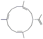 CAS#: 31570-39-5， (1E,5E,9E,12R)-1,5,9-Trimethyl-12-Prop-1-En-2-Ylcyclotetradeca-1,5,9-Triene