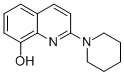 structure of CAS# 31570-94-2, 2-Piperidin-1-Ylquinolin-8-Ol;2-(1-Piperidyl)Quinolin-8-Ol;2-(1-Piperidyl)-8-Quinolinol;2-Piperidinoquinolin-8-Ol