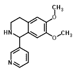 CAS#: 3161-08-8， 6,7-Dimethoxy-1-(3-Pyridinyl)-1,2,3,4-Tetrahydroisoquinoline