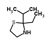 CAS#: 31610-22-7， 2-Ethyl-2-Isopropyl-1,3-Thiazolidine