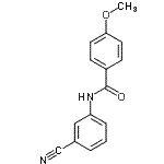 CAS#: 316150-86-4， N-(3-Cyanophenyl)-4-Methoxybenzamide