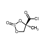 CAS#: 316373-90-7， (4R)-4-Methyl-1,3,2-Dioxathiolane-4-Carbonyl Chloride 2-Oxide