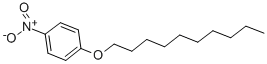 structure of CAS# 31657-37-1, 4-Decyloxynitrobenzene;1-Decoxy-4-Nitro-Benzene;1-(Decyloxy)-4-Nitrobenzene;Fr-1085