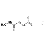 CAS#: 31663-89-5， Potassium 2-(Methylcarbamothioyl)Hydrazinecarbodithioate