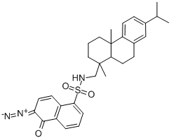 CAS#: 31701-23-2， 5-[(1,4alpha-Dimethyl-7-Propan-2-Yl-2,3,4,9,10,10a-Hexahydrophenanthren-1-Yl)Methylsulfamoyl]-2-Diazonionaphthalen-1-Olate