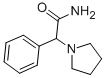 结构式 CAS# 31788-79-1, 2-苯基-2-吡咯烷-1-基乙酰胺