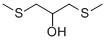 structure of CAS# 31805-83-1, 1,3-Bis(Methylthio)-2-Propanol;1,3-Bis(Methylthio)Propan-2-Ol;1,3-Bis(Methylthio)-2-Propanol;2-Propanol, 1,3-Bis(Methylthio)-