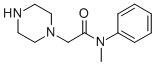 structure of CAS# 318280-95-4, N-Methyl-N-Phenyl-2-Piperazin-1-Ylacetamide;N-Methyl-N-Phenyl-2-Piperazin-1-Yl-Acetamide;N-Methyl-N-Phenyl-2-(1-Piperazinyl)Acetamide;N-Methyl-N-Phenyl-2-Piperazin-1-Yl-Ethanamide