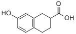 structure of CAS# 31846-36-3, 7-Hydroxy-1,2,3,4-Tetrahydro-Naphthalene-2-Carboxylic Acid;2-Naphthalenecarboxylic Acid, 1,2,3,4-Tetrahydro-7-Hydroxy-
