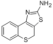 structure of CAS# 31879-58-0, 4H-Thiochromeno[4,3-d]Thiazol-2-Ylamine;4H-Thiochromeno[4,3-D]Thiazol-2-Ylamine