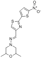 CAS#: 31898-45-0， N-(2,6-Dimethylmorpholin-4-Yl)-1-[2-(5-Nitrothiophen-2-Yl)-1,3-Thiazol-4-Yl]Methanimine