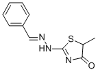 CAS 登录号：32003-25-1， 5-甲基-2-(2-(苯基亚甲基)肼基)-1,3-噻唑-4-酮
