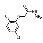 structure of CAS# 32022-40-5, 2-(2,5-Dichlorophenoxy)Acetohydrazide;2-(2,5-Dichlorophenoxy)acetohydrazide;MFCD00980669;ZINC00436452