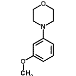 CAS 登录号：32040-09-8， 4-(3-甲氧基苯基)吗啉