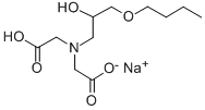 CAS 登录号：32046-75-6， N-(3-N-丁氧基-2-羟基丙基)亚胺二乙酸单钠盐