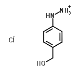 CAS 登录号：3206-42-6， [4-(羟基甲基)苯基]肼氯化物