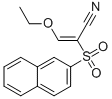 结构式 CAS# 32083-61-7, 3-乙氧基-2-(2-萘磺酰基)丙烯腈