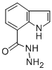 structure of CAS# 321309-24-4, 1H-Indole-7-Carbohydrazide;1H-INDOLE-7-CARBOXYLIC ACID HYDRAZIDE;1H-INDOLE-7-CARBOHYDRAZIDE;Indole-7-Carbohydrazide