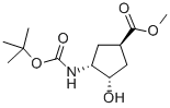 CAS#: 321744-17-6， (1R,2S,4R)-N-Boc-1-Amino-2-Hydroxycyclo-Pentane-4-Carboxylic Acid Methyl Ester