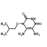 CAS 登录号：321890-32-8， 5,6-二氨基-1-异丁氧基-2,4(1H,3H)-嘧啶二酮