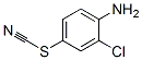 structure of CAS# 3226-47-9, 2-Chloro-4-Thiocyanato-Aniline;2-Chloro-4-Thiocyanato-Aniline;(2-Chloro-4-Thiocyanato-Phenyl)Amine;Zinc03886711