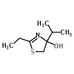 CAS#: 32272-42-7， 2-Ethyl-4-Isopropyl-4,5-Dihydro-1,3-Thiazol-4-Ol
