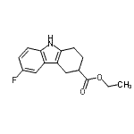 CAS#: 322725-63-3， Ethyl 6-Fluoro-2,3,4,9-Tetrahydro-1H-Carbazole-3-Carboxylate
