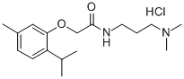 CAS#: 32305-18-3， N-(3-(Dimethylamino)Propyl)-2-(Thymyloxy)-Acetamide Monohydrochloride