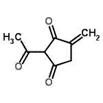 CAS#: 323187-99-1， 2-Acetyl-4-Methylene-1,3-Cyclopentanedione