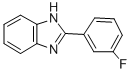 结构式 CAS# 324-15-2, 2-(3-氟苯基)-1H-苯并咪唑