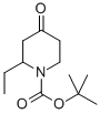 结构式 CAS# 324769-07-5, 1-叔丁氧羰基-2-乙基-哌啶-4-酮