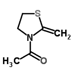 CAS#: 32503-99-4， 1-(2-Methylene-1,3-Thiazolidin-3-Yl)Ethanone