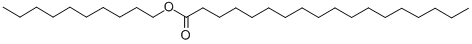 structure of CAS# 32509-55-0, Decyl Stearate;Octadecanoic Acid Decyl Ester;Stearic Acid Decyl Ester;Stearic Acid, Decyl Ester