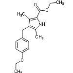 CAS#: 32542-16-8， Ethyl 4-(4-Ethoxybenzyl)-3,5-Dimethyl-1H-Pyrrole-2-Carboxylate