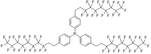 CAS#: 325459-92-5， Tris[4-(1H,1H,2H,2H-perfluorodecyl)phenyl]phosphine