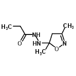 CAS 登录号：325490-38-8， N'-(3,5-二甲基-4,5-二氢-1,2-恶唑-5-基)丙酰肼