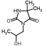 CAS#: 32568-88-0， 3-(2-Hydroxypropyl)-5,5-Dimethyl-2,4-Imidazolidinedione