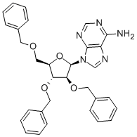 CAS#: 3257-73-6， 9-(2', 3', 5'-Tri-O-Benzyl-beta-D-Arabinofuranosyl)-Adenine