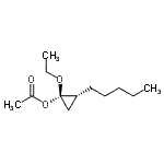 CAS#: 325961-76-0， (1S,2R)-1-Ethoxy-2-Pentylcyclopropyl Acetate