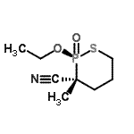 CAS#: 325978-92-5， (2R,3R)-2-Ethoxy-3-methyl-1,2-thiaphosphinane-3-carbonitrile 2-oxide