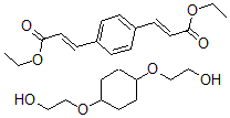 CAS#: 32630-58-3， 1,4-Bis(2-hydroxyethoxy)cyclohexane, diethyl p-benzenediacrylate polymer