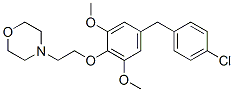 CAS#: 32650-72-9， 4-[2-[4-[(4-Chlorophenyl)Methyl]-2,6-Dimethoxyphenoxy]Ethyl]Morpholine