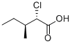 structure of CAS# 32653-34-2, (2S,3S)-2-Chloro-3-Methyl-n-Valeric Acid