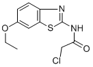 结构式 CAS# 3268-74-4, 2-氯-N-(6-乙氧基-苯并噻唑-2-基)-乙酰胺