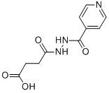 结构式 CAS# 327026-20-0, 1-[2-(4-吡啶基羰基)酰肼]丁二酸