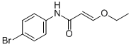 structure of CAS# 327058-51-5, (2E)-N-(4-Bromophenyl)-3-Ethoxy-2-Propenamide;(2E)-N-(4-Bromophenyl)-3-(Ethyloxy)-2-Propenamide;(2E)-N-(4-Bromophenyl)-3-Ethoxy-2-Propenamide