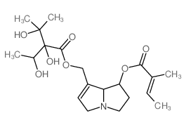 CAS#: 32728-78-2， [7-[(Z)-2-Methylbut-2-Enoyl]Oxy-5,6,7,8-Tetrahydro-3H-Pyrrolizin-1-Yl]Methyl 2,3-Dihydroxy-2-(1-Hydroxyethyl)-3-Methylbutanoate