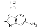 structure of CAS# 32770-99-3, 5-Amino-2-Methylbenzothiazole Dihydrochloride;(2-Methyl-1,3-Benzothiazol-3-Ium-5-Yl)Ammonium Dichloride;2-Methylbenzothiazol-5-Ylamine Dihydrochloride;5-Amino-2-Methylbenzothiazole Dihydrochloride